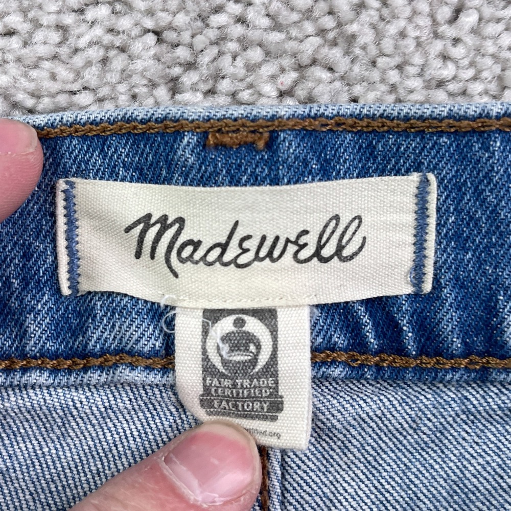 Madewell Jeans Womens 29 Blue Perfect Vintage Wide Leg Patch Pockets Denim - Picture 4 of 13